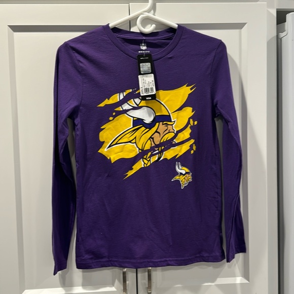 NFL Other - NWT NFL Vikings Youth Long Sleeve Tee
